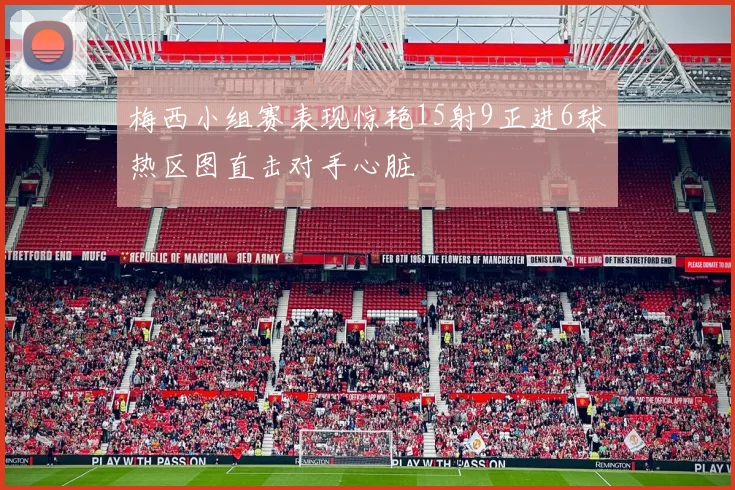 梅西小组赛表现惊艳15射9正进6球热区图直击对手心脏